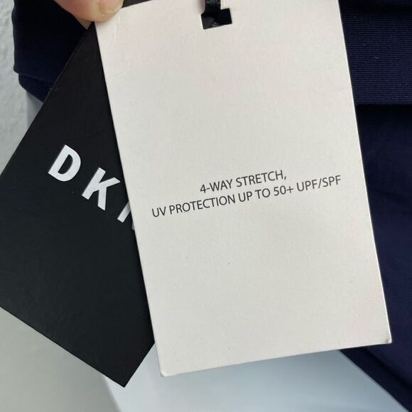 NWT DKNY Navy Blue Tankini Top and Bottoms Size M - Picture 8 of 8